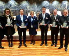 Termina hoje, 15, o WFO’s, encontro da ONU em Genebra, Suíça, onde Richa e Ortega também foram palestrantes