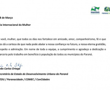 “Mulheres guerreiras e exemplares fazem parte do Governo do Paraná”, diz o secretário da SEDU