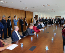 A governadora Cida Borghetti durante assinatura de convênios para municipios. - Curitiba/Pr, 24.04.2018 - Foto Jonas Oliveira/Governadoria