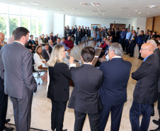A governadora Cida Borghetti durante assinatura de convênios para municipios. - Curitiba/Pr, 24.04.2018 - Foto Jonas Oliveira/Governadoria