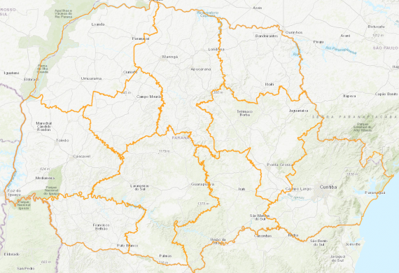Mapa do Paraná Interativo
