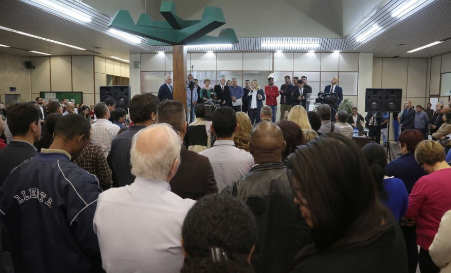 A governadora Cida Borghetti autorizou nesta terça-feira (08) convênios com Araucária, Contenda e Balsa Nova. Os valores somam $32 milhões de recursos a fundo perdido. Curitiba,08/05/2018 Foto:Jaelson Lucas / ANPr