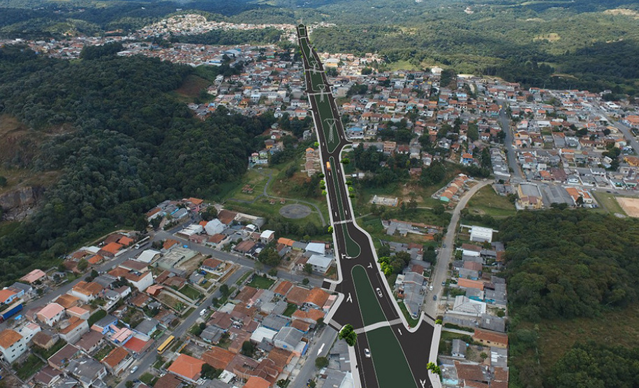 Governadora Cida Borghetti visita a Unidade de Saúde de Campo Magro e durante encontro com o prefeito César Casagrande, vereadores e lideranças locais, conhece o projeto de revitalização da Avenida Norte Sul.Campo Magro, 07/06/2018.Foto: Divulgação Prefeitura Municipal