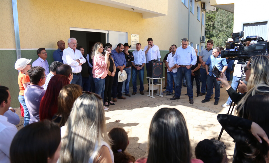 Governadora Cida Borghetti, em Doutor Ulysses, no Vale do Ribeira, assina convênios e anuncia obras de infraestrutura para o município.Doutor Ulysses, 24/06/2018.Foto: José Fernando Ogura/ANPr