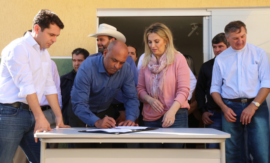 Governadora Cida Borghetti, em Doutor Ulysses, no Vale do Ribeira, assina convênios e anuncia obras de infraestrutura para o município.Doutor Ulysses, 24/06/2018.Foto: José Fernando Ogura/ANPr