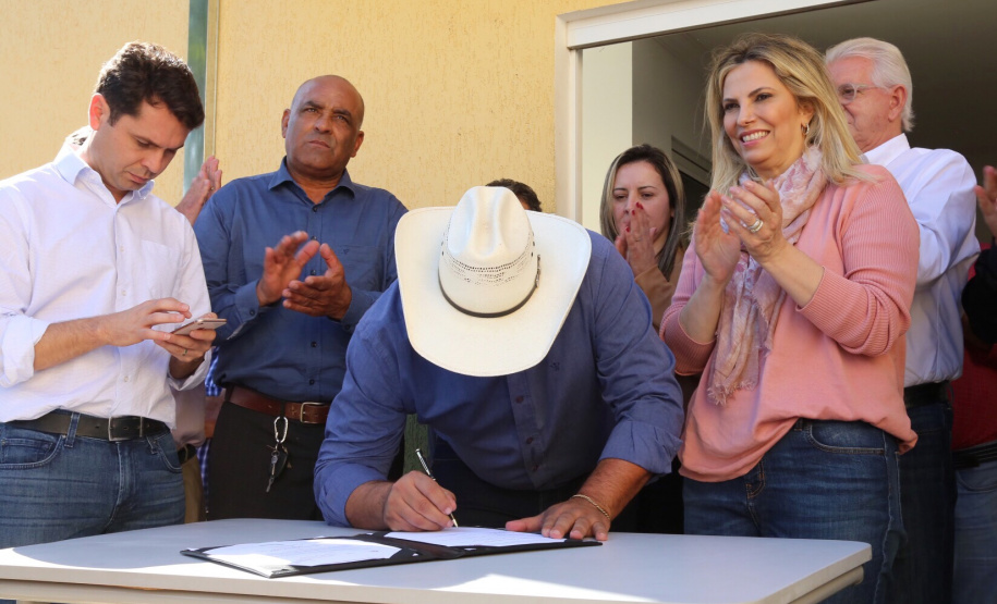 Governadora Cida Borghetti, em Doutor Ulysses, no Vale do Ribeira, assina convênios e anuncia obras de infraestrutura para o município.Doutor Ulysses, 24/06/2018.Foto: José Fernando Ogura/ANPr