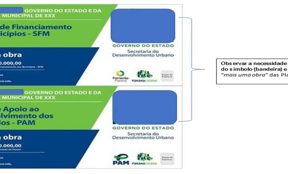 PARANACIDADE ORIENTA SOBRE PLACAS DE OBRAS NO PERÍODO ELEITORAL
