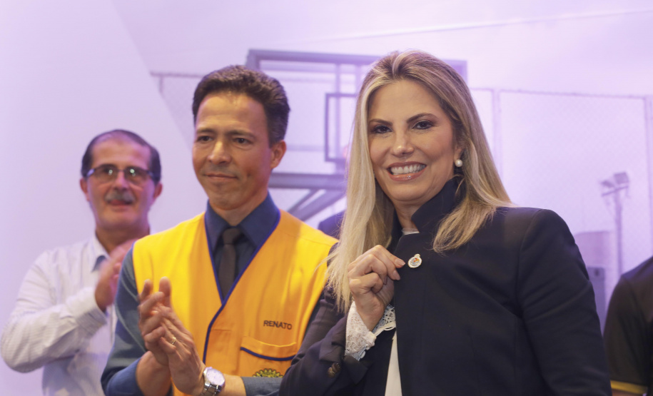 A governadora Cida Borghetti esteve em Ponta Grossa, nos Campos Gerais, onde firmou convênios para investimentos nos municípios da região