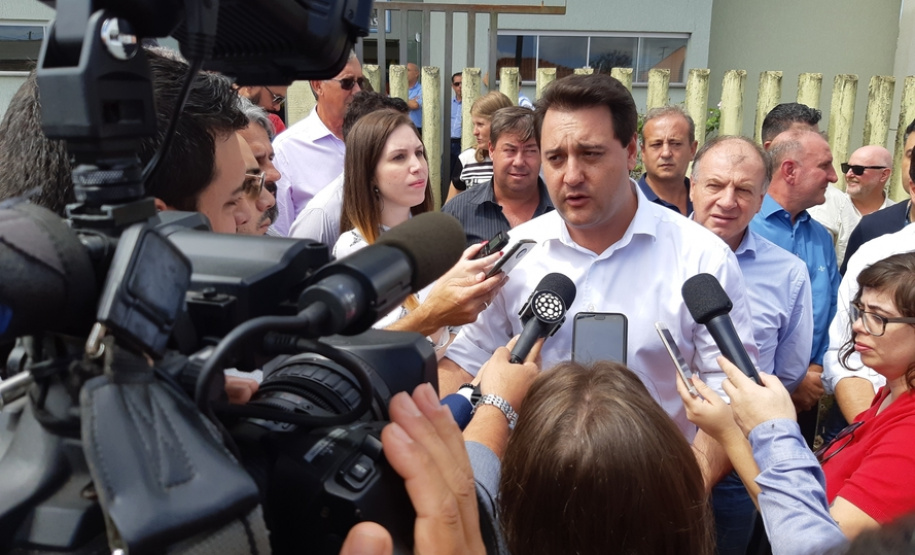 Governador Carlos Massa Ratinho Junior em Carambeí, assina Ordem de Serviço para construção do Paço Municipal e do Centro de Convivência do Idoso  -  Carambeí 29/03/2019  -  Foto: Jaelson Lucas/ANPr