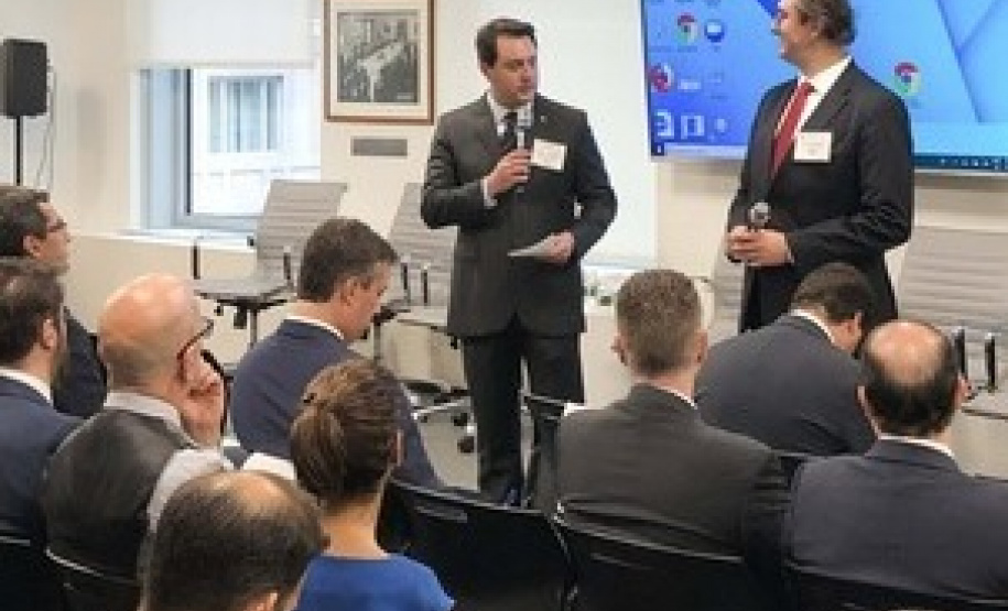 Governador destaca potencial do Estado no Paraná Day em Nova York