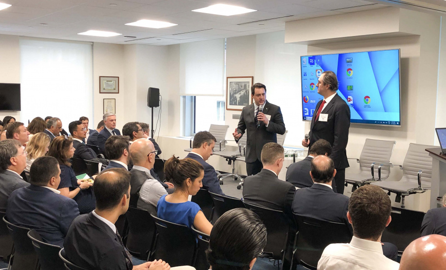 Governador destaca potencial do Estado no Paraná Day em Nova York