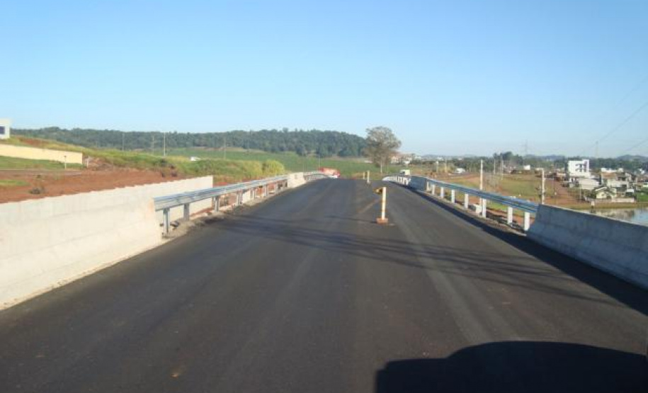 Obra de viaduto, em Francisco Beltrão, será concluída nas próximas semanas