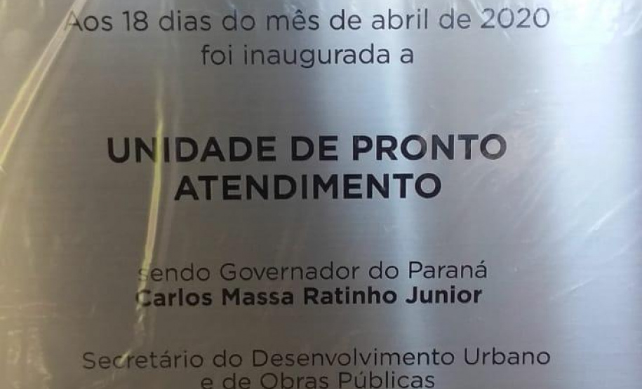 Novo Pronto Atendimento garante melhor saúde à população em Sengés, no Norte Pioneiro