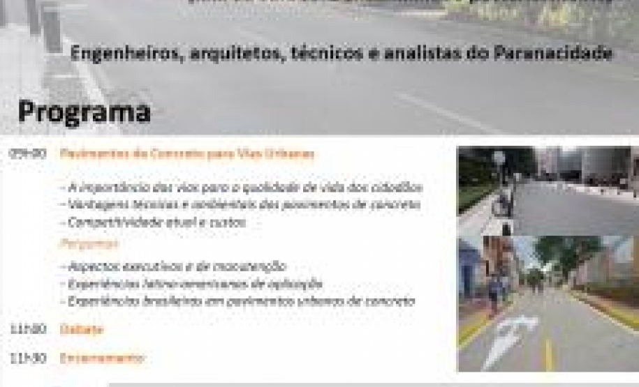 Técnicos do Paranacidade participam de treinamento sobre pavimentação em concreto