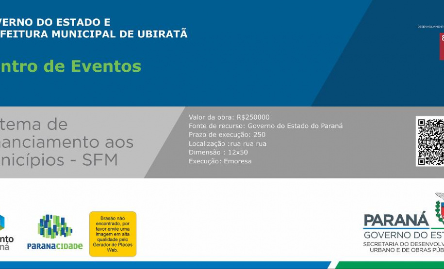Gerador de Placas dará unidade visual na comunicação entre Governo e a população