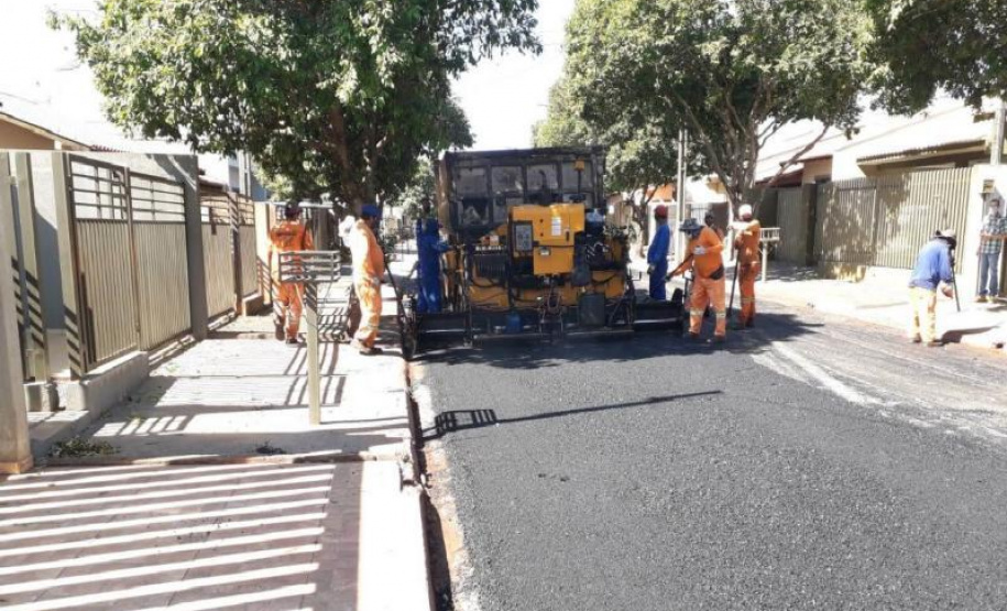 Investimento em pavimentação nos Municípios chegou a R$ 1,196 bilhão em 21 meses