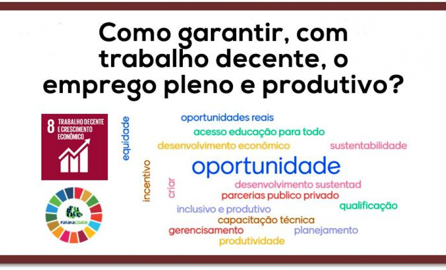 Funcionários do Paranacidade identificam ações para atingir o ODS 8