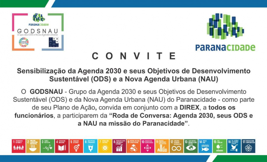 Paranacidade faz encontros para identificar relação entre ações e os ODSs