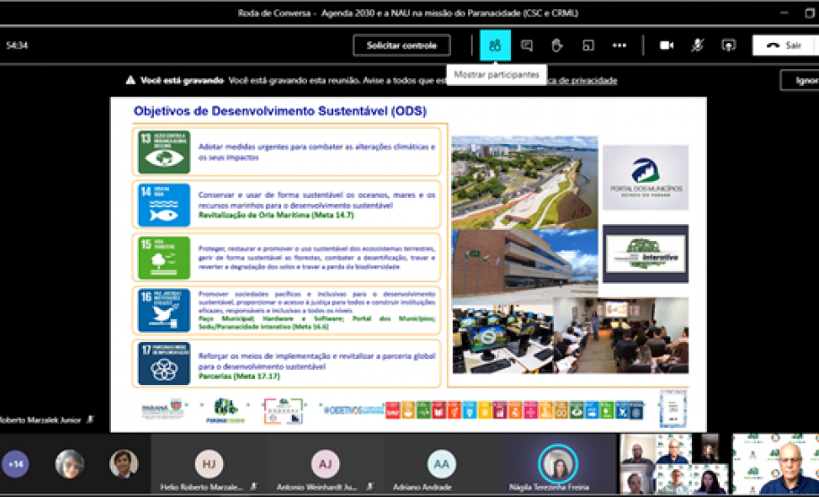 Ações do Paranacidade são alinhadas aos ODSs e à Nova Agenda Urbana
