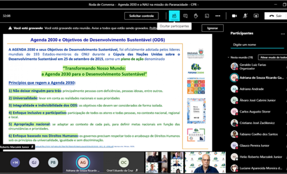 Ações do Paranacidade são alinhadas aos ODSs e à Nova Agenda Urbana