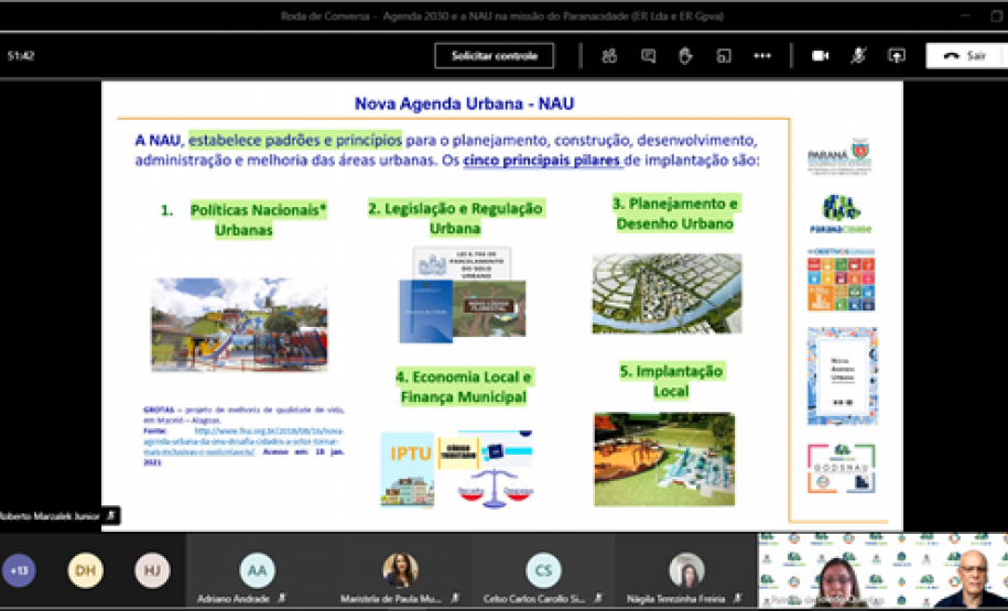 Ações do Paranacidade são alinhadas aos ODSs e à Nova Agenda Urbana