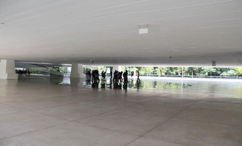 Obra do Paranacidade, o MON foi erguido em seis meses de trabalho ininterrupto