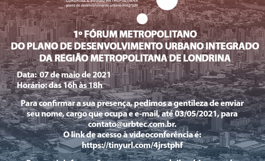Maringá e Londrina realizam PDUIs sobre suas Cidades e Regiões Metropolitanas