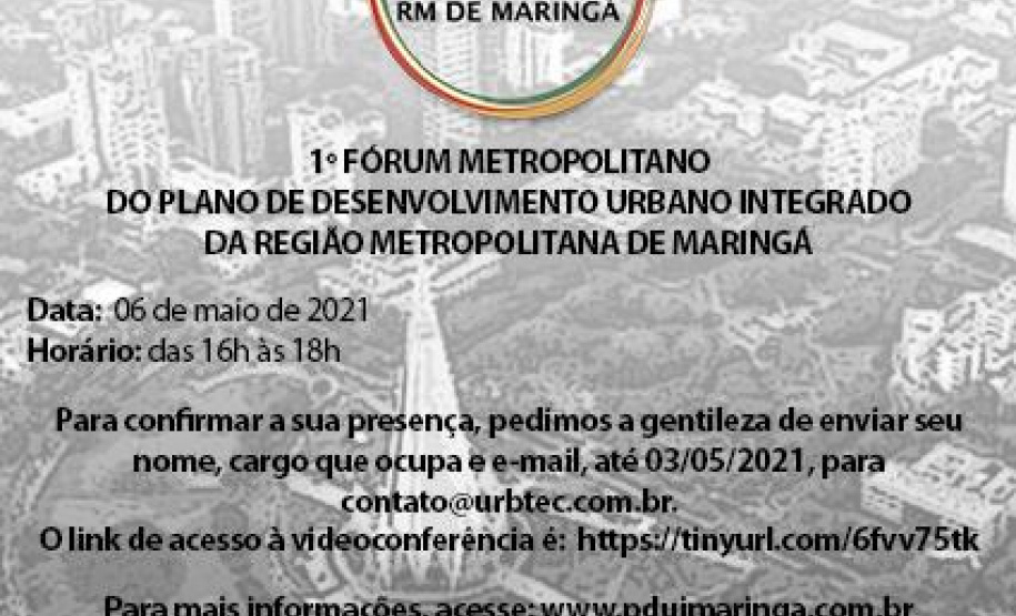Maringá e Londrina realizam PDUIs sobre suas Cidades e Regiões Metropolitanas