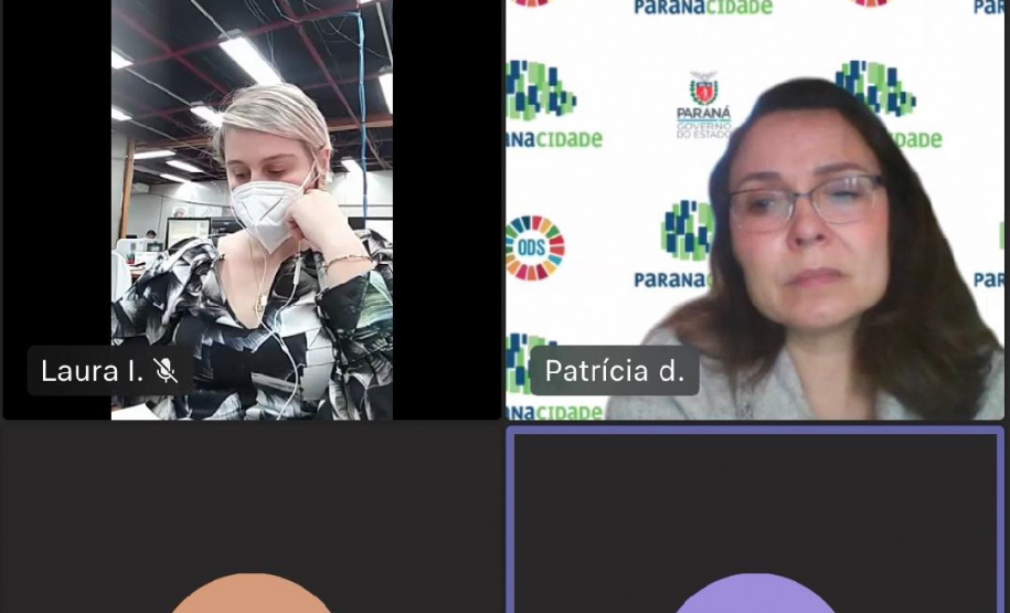 Reunião virtual no Paranacidade para ampliar sensibilização aos ODSs