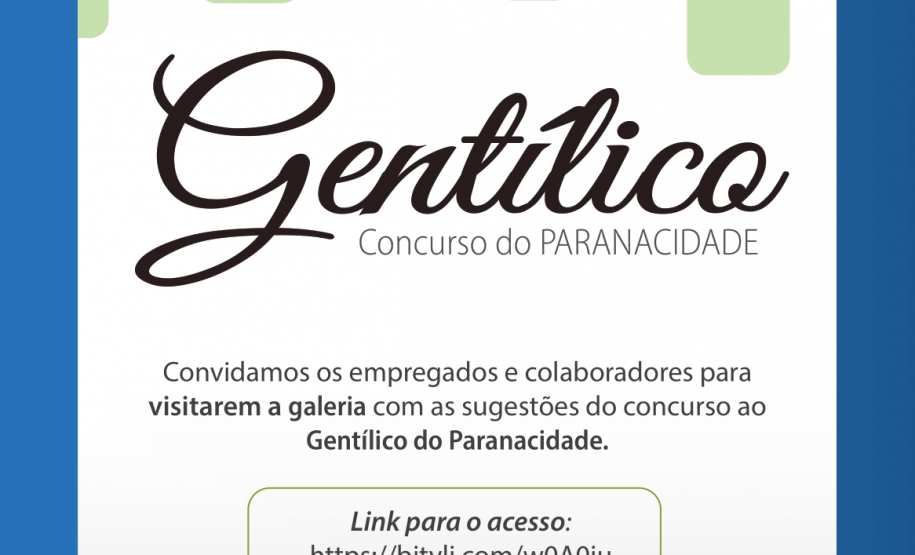 Gentílicos do Concurso do PARANACIDADE já estão em Exposição Virtual. Confira