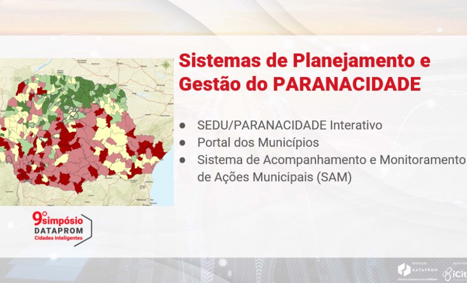 Superintendente executiva do Paranacidade destaca ferramentas e Projetos que melhoram a gestão pública, no 9º Seminário do DATAPROM