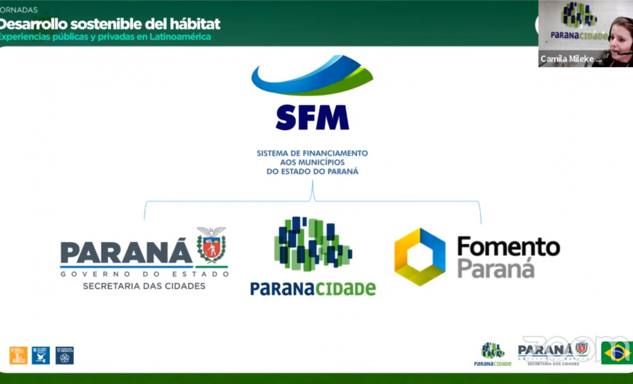 Ação do Governo do Paraná de apoio ao Desenvolvimento Urbano é apresentado em Encontro na Argentina