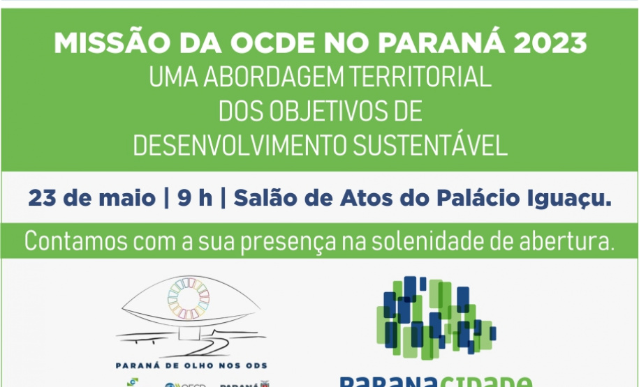 Para ampliar alcance da Agenda 2030, Estado recebe Missão da OCDE na próxima semana