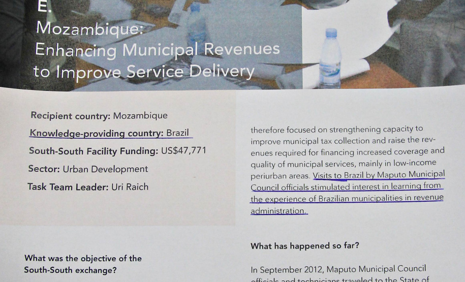 Cooperação Técnica entre SEDU/Paranacidade e Moçambique recebe referência internacional em Revista sobre Boas Práticas