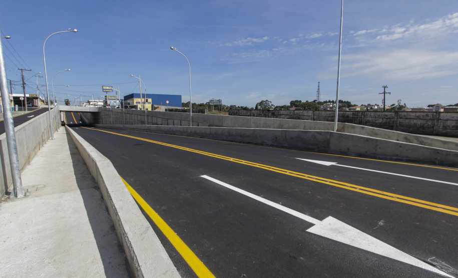 Inaugurada trincheira que agiliza o trânsito e dá maior segurança à população em Ponta Grossa