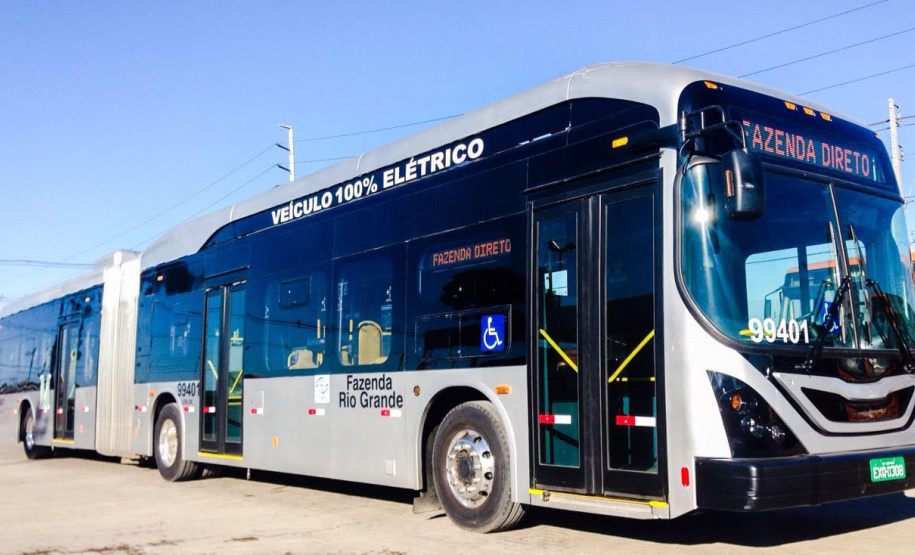 COMEC testa eletromobilidade em ônibus de Fazenda Rio Grande