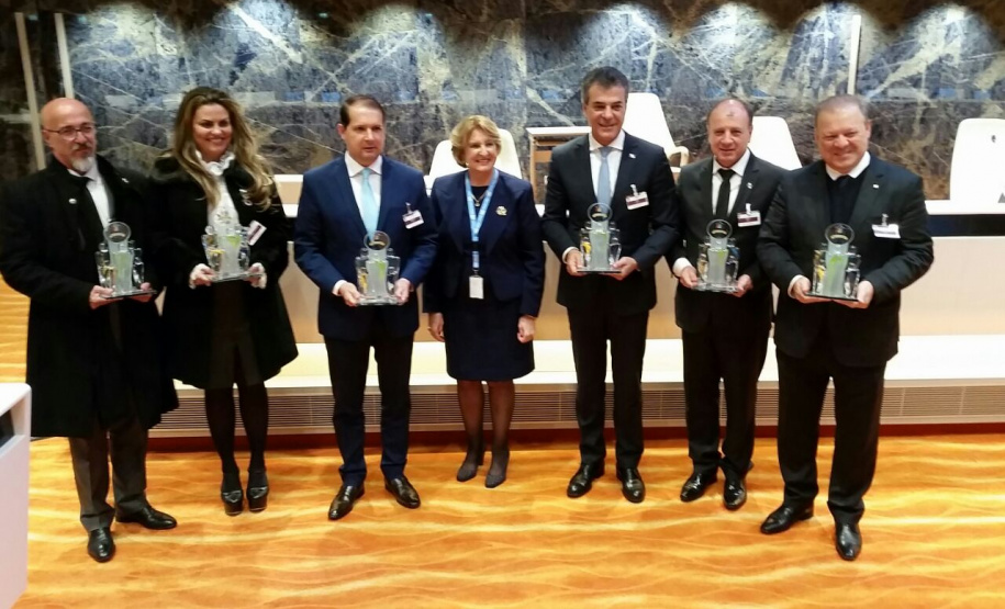 Termina hoje, 15, o WFO’s, encontro da ONU em Genebra, Suíça, onde Richa e Ortega também foram palestrantes