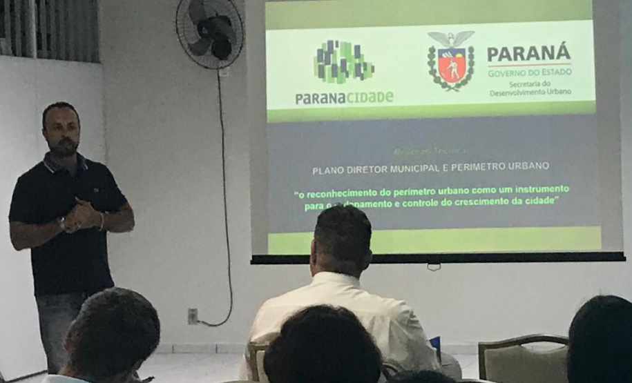 Paranacidade leva às Prefeituras técnicas para elaboração e revisão do Plano Diretor Municipal e do Perímetro Urbano