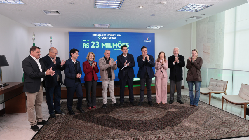 Ratinho Junior confirma R$ 565,6 milhões para 11 municípios do Estado